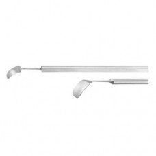 Helveston Tissue Retractor Thin Curved Blade Stainless Steel, 6.5 cm - 2 1/2" Blade Width 11 mm Helveston Tissue Retractor Thin Curved Blade Stainless Steel, 6.5 cm - 2 1/2" Blade Width 11 mm